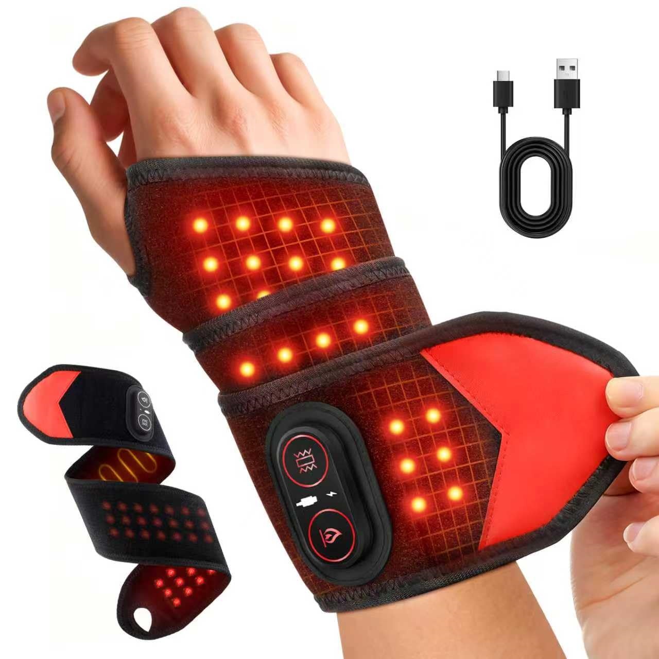 Wrist Wrap Support - Balutan Terapi Cahaya Merah Portabel 660nm
