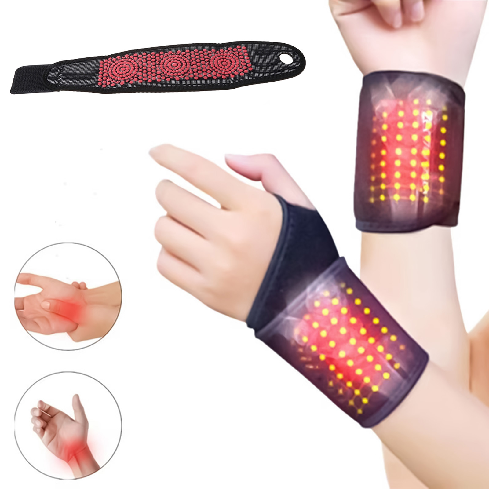 Wrist Wrap Support - 1/2 Buah Pelindung Penjepit Pergelangan Tangan