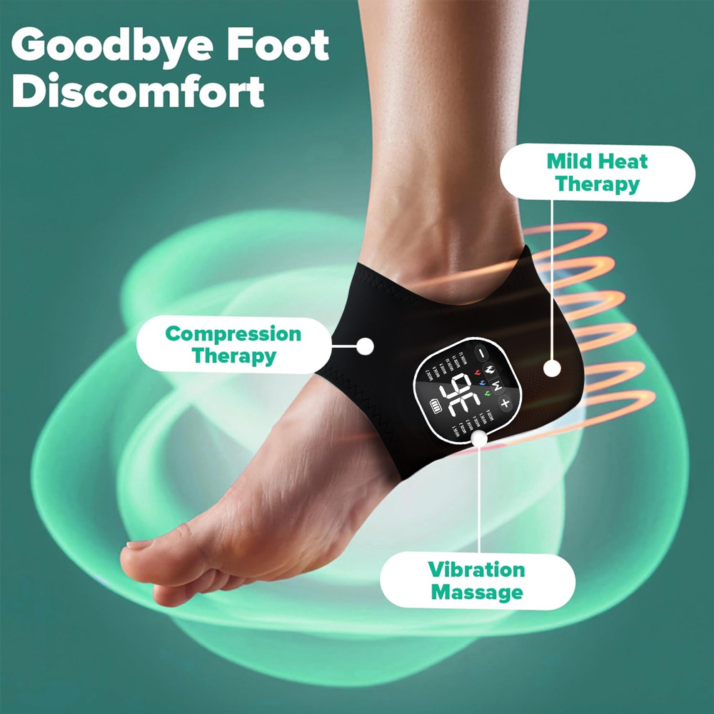 Wrist Wrap Support - Alat Pijat EMS dengan Pemanas untuk