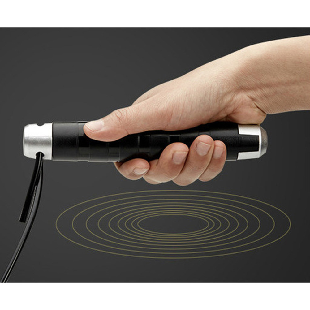 Tali Lompat Kabel Baja Hitam S - Jump Rope Speed Bearing ulasan dan harga