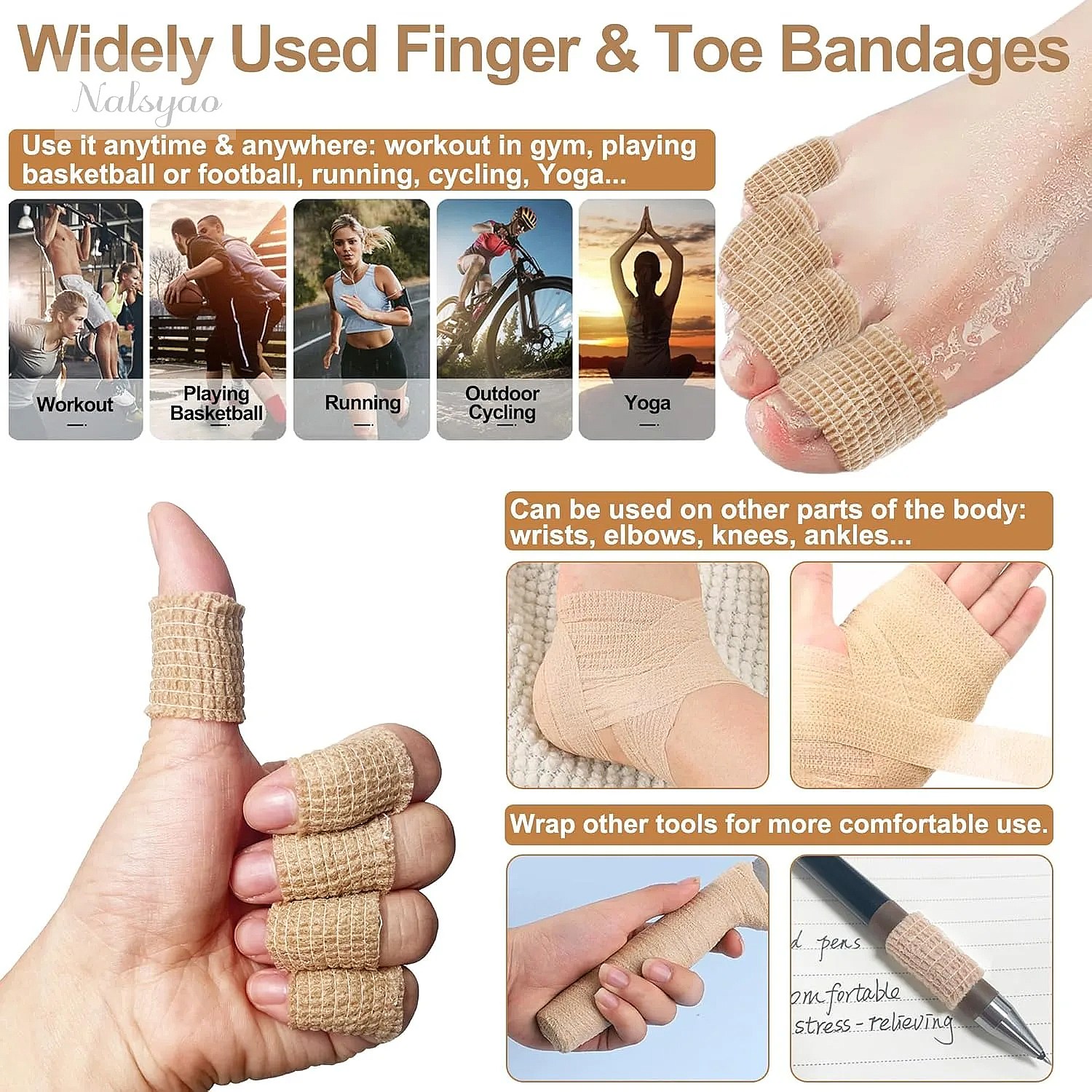 Perban Jari Kaki Besar yang El - Wrist Wrap Support ulasan dan harga