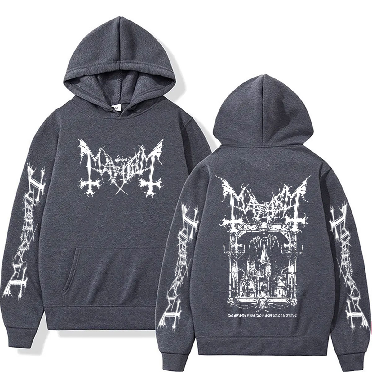 Hoodie Rock Band Mayhem De Mys - Crossfit Mayhem ulasan dan harga