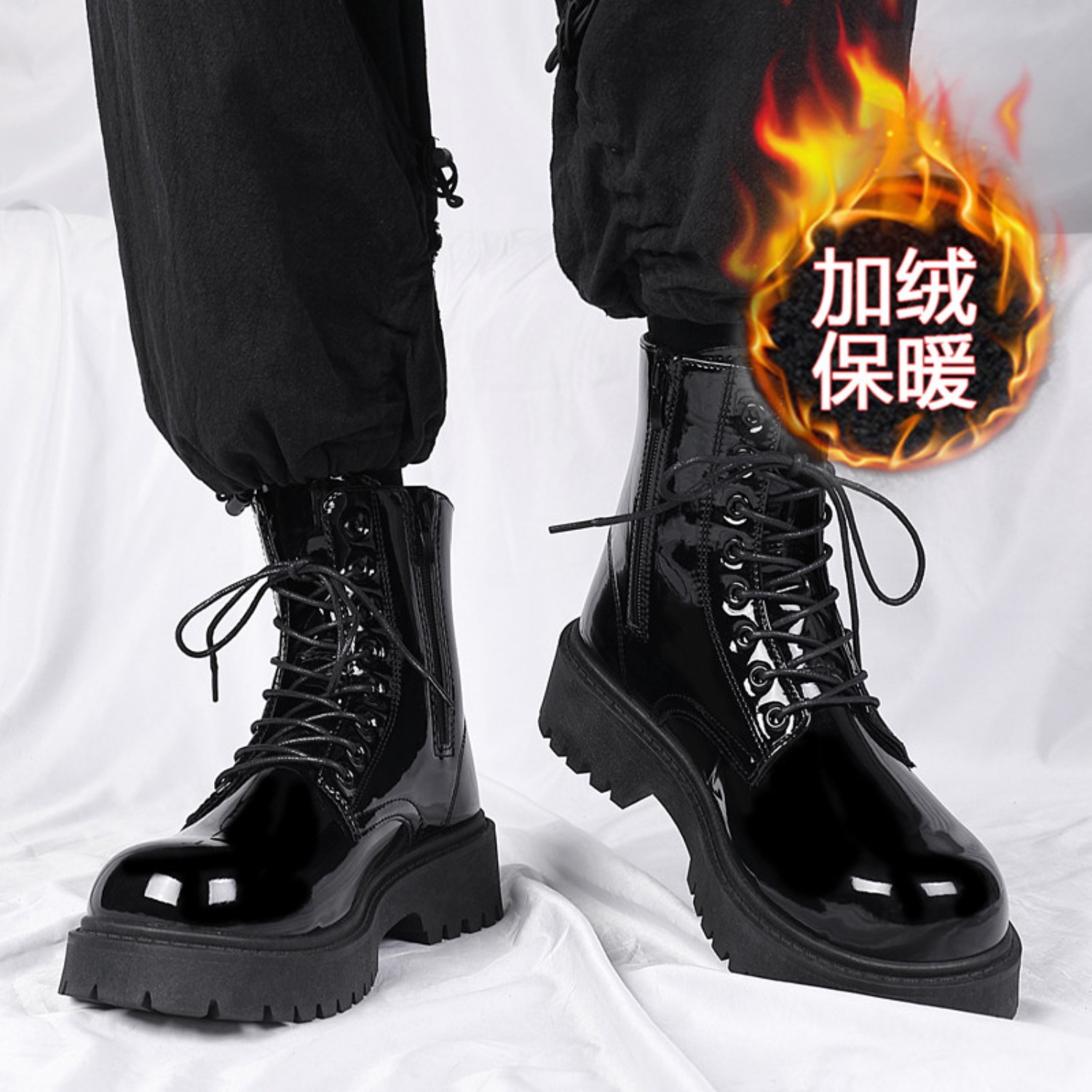 Sepatu bot pria berbulu hangat - Crossfit Outdoor ulasan dan harga