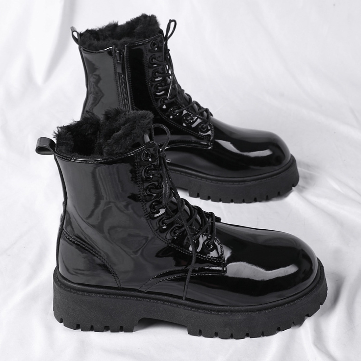 Sepatu bot pria berbulu hangat - Crossfit Outdoor ulasan dan harga