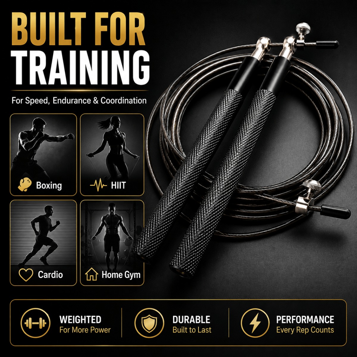 Tali Lompat Bola Putar 360 Der - Jump Rope Speed Bearing ulasan dan harga