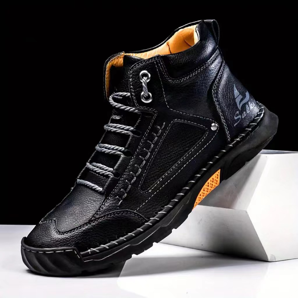Sepatu Boots Pria Jahitan Tang - Crossfit Outdoor ulasan dan harga