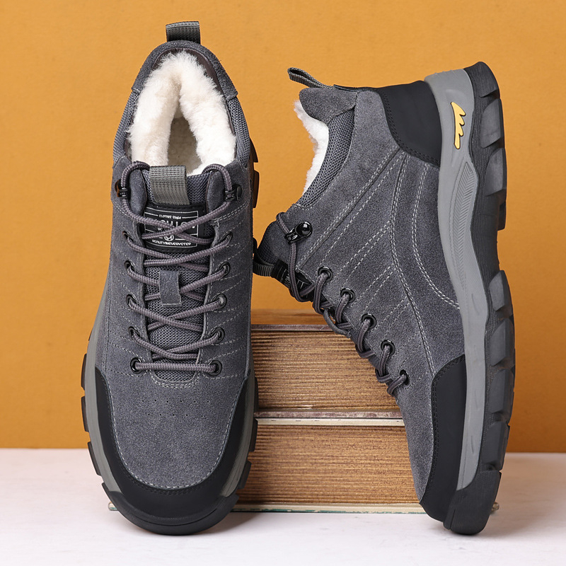 Sepatu Kulit Musim Dingin Pria - Crossfit Outdoor ulasan dan harga