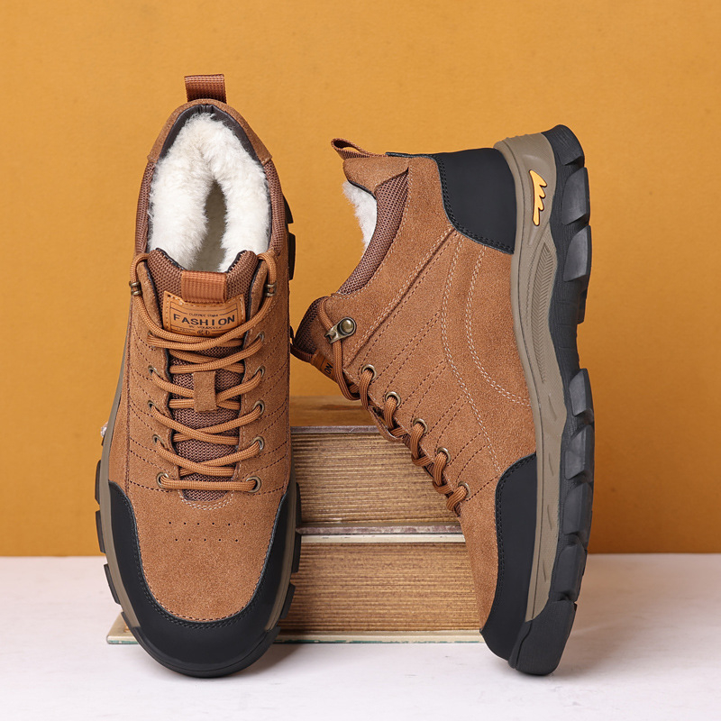 Sepatu Kulit Musim Dingin Pria - Crossfit Outdoor ulasan dan harga