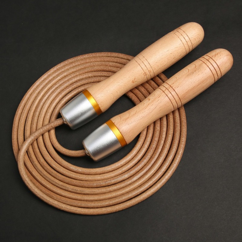 Tali Lompat Kulit Sapi dengan  - Jump Rope Speed Bearing ulasan dan harga