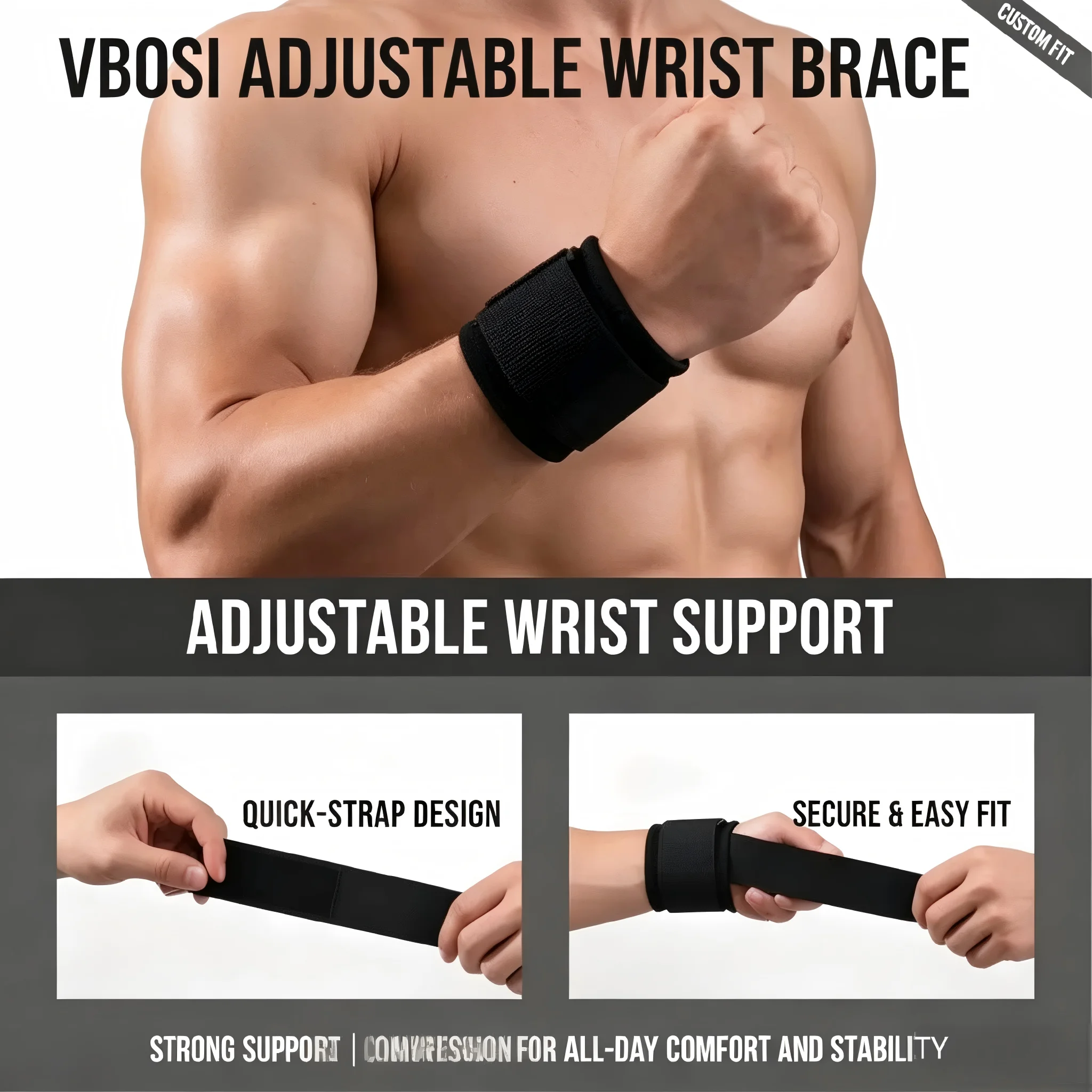 Pembalut Pergelangan Tangan Pr - Wrist Wrap Support ulasan dan harga